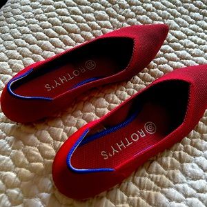 Rothy’s point flats.